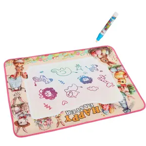 Water Doodle Pad for Kids, Colorful Drawing Writing Mat with Magic Pens, Educational Toy for Children Ages 3-8, Birthday Easter Thanksgiving Gift