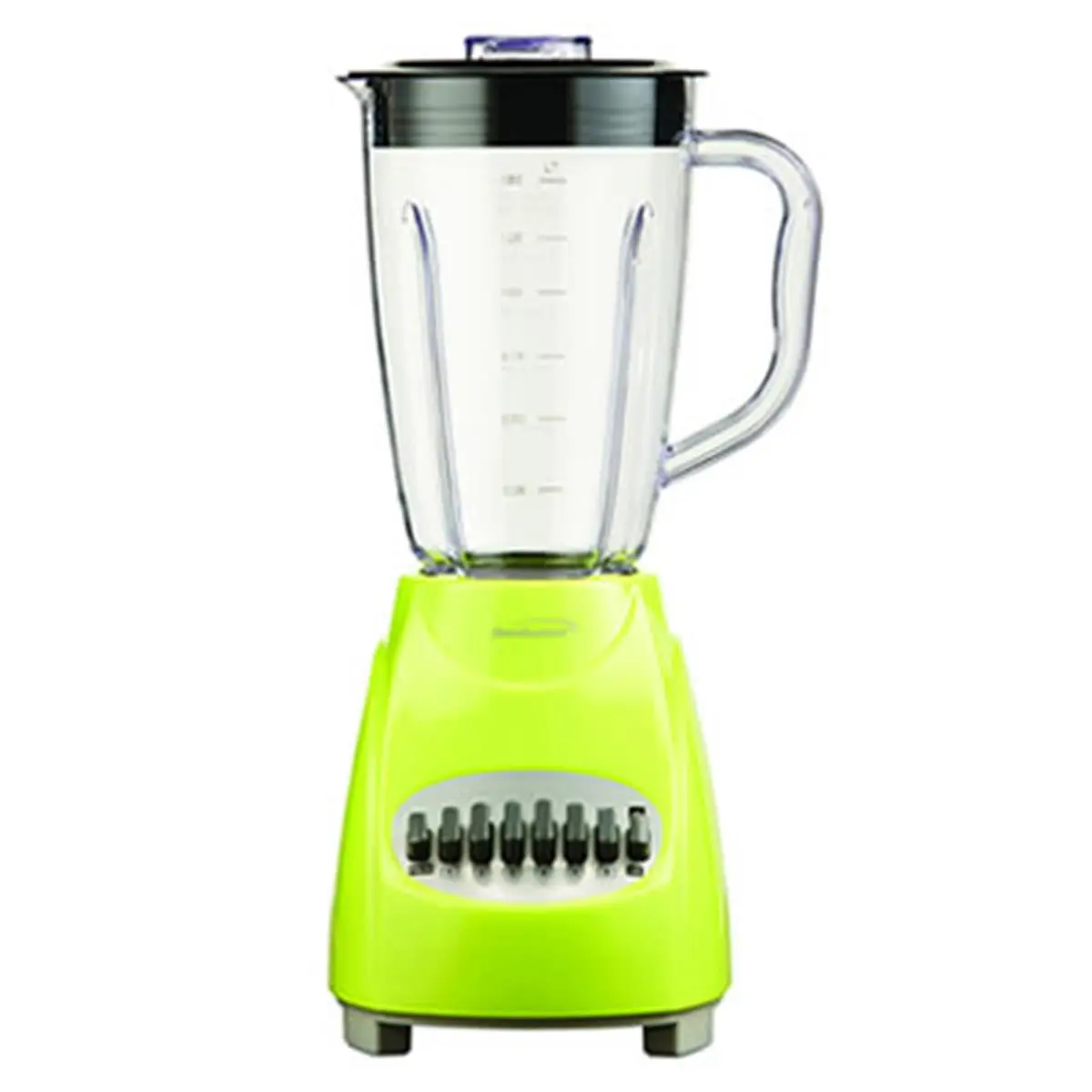 212 MAIN Personal Blender - Brentwood JB-220G Model, 12-Speed Kitchen Appliance with Lime Green Plastic Jar