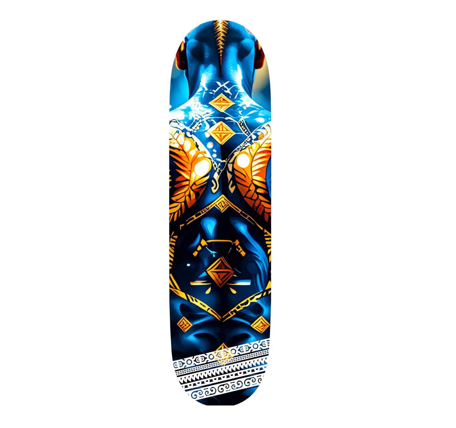 Samoan Boy Custom Skateboard Deck - Features Unique Design & Authentic Samoan Style