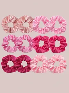 Solid Color Scrunchies, Cute High Stretch Hair Tie for Women & Girls, Minimalist Headwear Suitable for Thick Hair, Fashion Hair Accessories for Party, Daily Clothing Decor, Ponytail