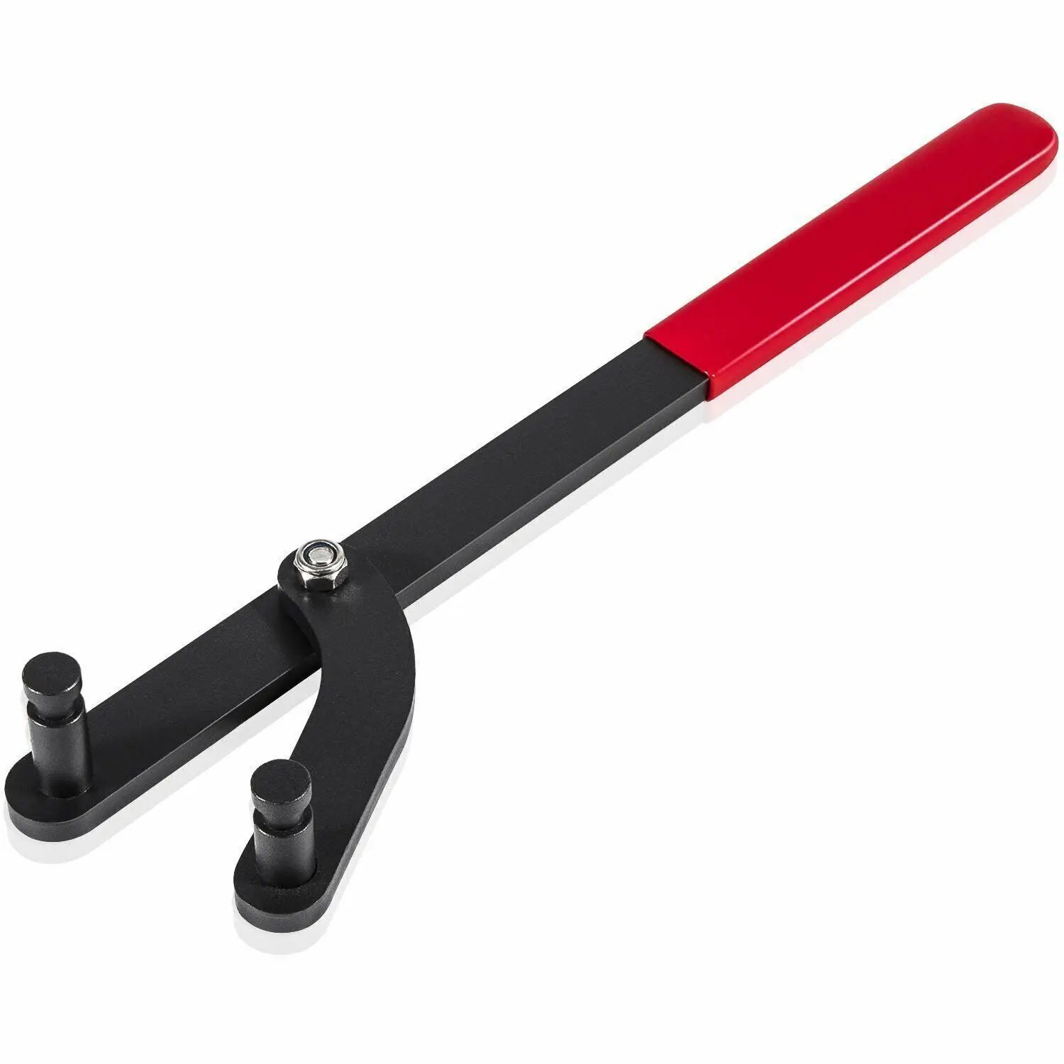 1pc Cam Pulley Holding Tool - Long Arms, Grooved Pins Design, Non-Slip Handle, Prevents Screwdriver Jamming, Flexible Sizes - Universal OHC Engines Assembly & Disassembly Repair Tool for Toyota, Ford, Fiat, Seat, Rover, Renault
