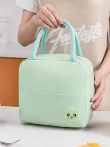 1pc  Handheld bento bag, portable lunch bag with zipper closure, fashionable and versatile, casual and simple, suitable for students to go to school, bring lunch to work, camp and picnic, portable lunch bag