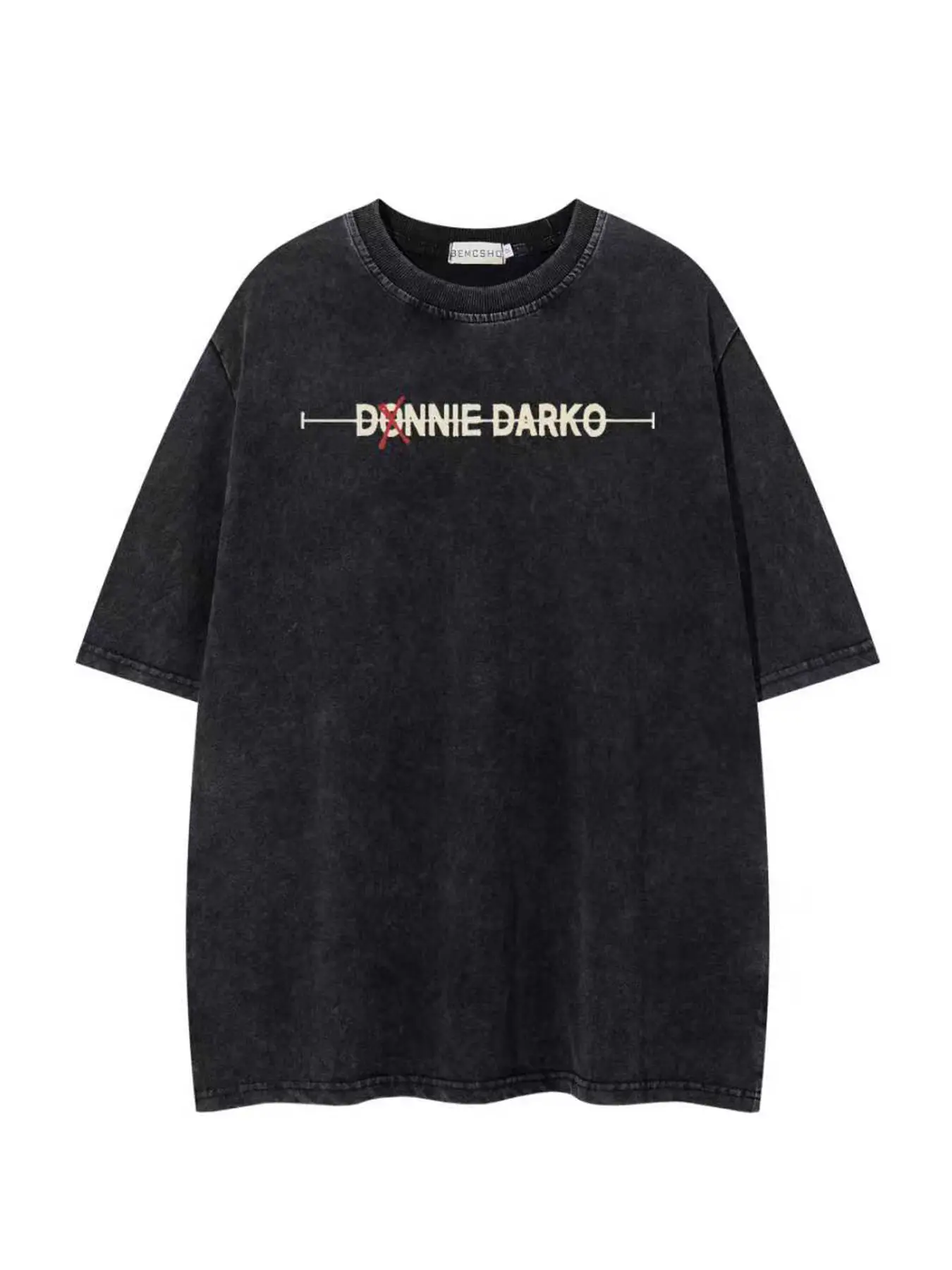 Men Women Donnie Darko Graphic Tee, Summer Casual Fitted Short Sleeve Round Neck Top, Trendy Streetwear Daily Wear, Long Style