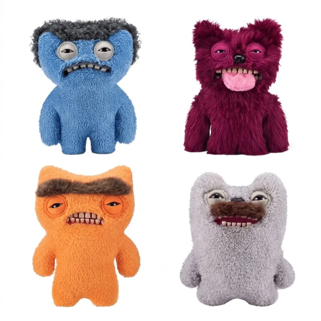 Fuggler Hairy Fuggs Series - Adorable Plush Characters for your Room Decor Fuggler Hairy Fuggs Series - Adorable Plush Characters for your Room Decor