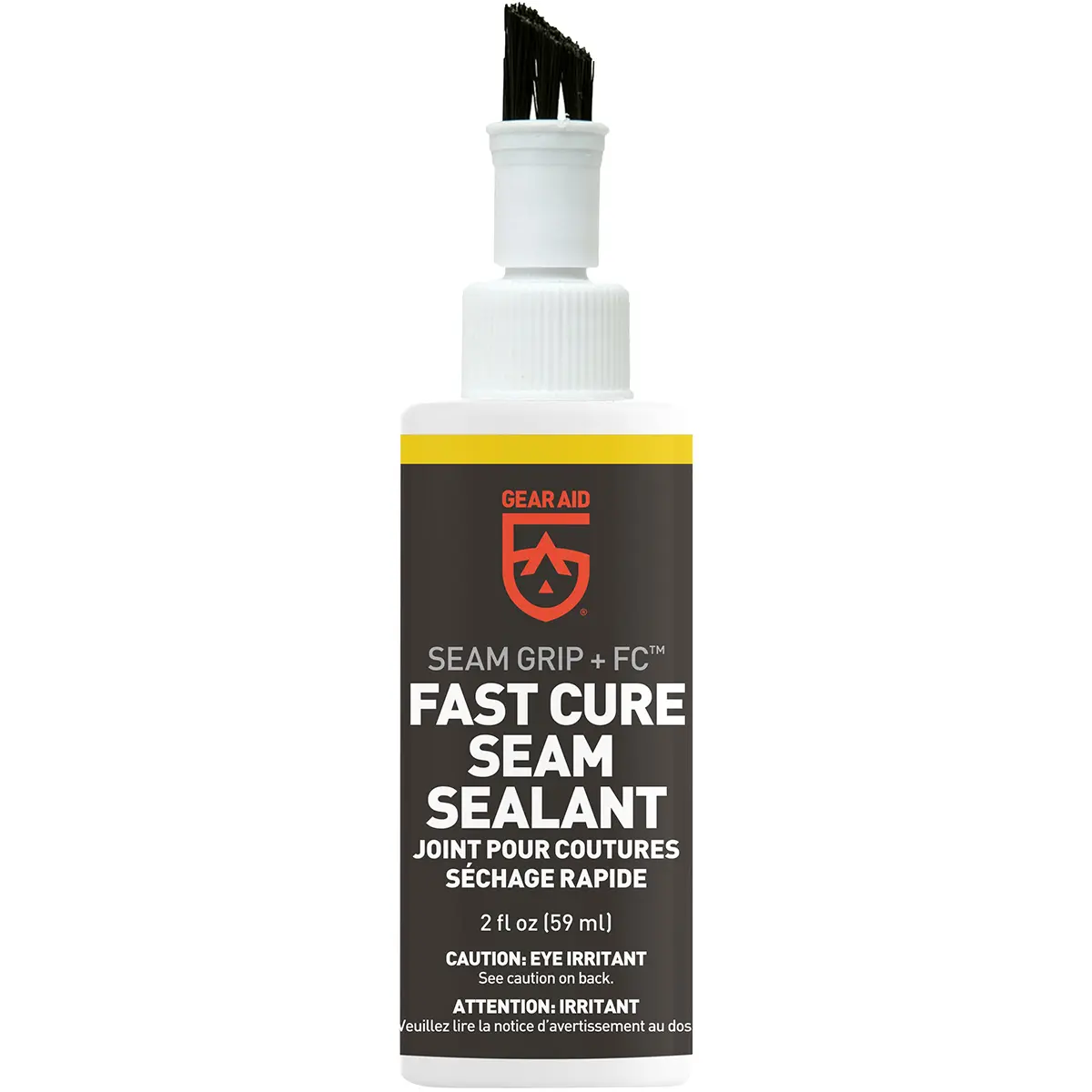 Gear Aid Seam Grip FC Fast Cure Waterproof Tent Sealant, 2 oz Bottles, Water-Based All-Purpose for Outdoor Camping Seam Sealing