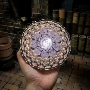 Golden Lotus Jianzhan Master's Cup - Handmade Gilded Tea Cup for Gongfu Tea & Gift Collection Stylish Drinkware Mug