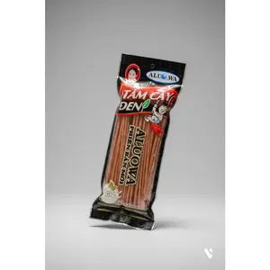 Gói Tăm Cay Đen ALUOWA ( gói 28g), Que Cay Ăn Vặt Cổng Trường Đồ Ăn Vặt Tuổi Thơ - ALUOWA Black Spicy Toothpicks (28g/pk)