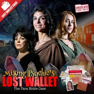 Tara Noble Lost Wallet Mystery Puzzle, Unsolved Files for Players Aged 14+, Perfect for Friend Gatherings, Parties, Halloween, Christmas