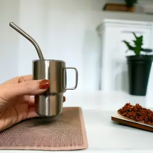 Mini Tumbler with Lid and Straw!