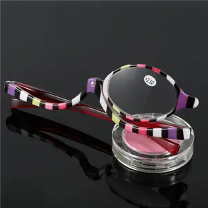 Colorful Glasses New Makeup Glasses Rotatable Reading Glasses for Women Reading Glasses Frame Single Glasses Frame Reading Glasses