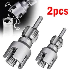 2pcs Model Integrated Internal and ExternalPipe Threading Tools (1/2 inch, 3/4 inch), pepe tap，Pipe ThreadCutting Tools, Two-in-One PVC Pipe Threading KitCompatible with Electric Drills, mechanic tools ,tools andgadgets for him