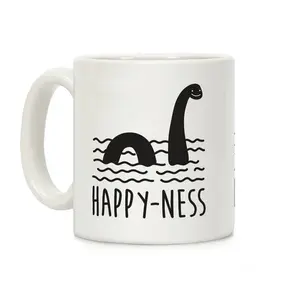 Happy-Ness Loch Ness Monster Coffee Mug Ceramic mug 11oz #556