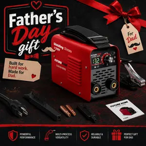 【FathersDayGift】132A Portable Stick Welder 110V | Hot Start, Arc Force & Anti-Stick IGBT MMA Welder, Supports E6013/E6011/E7018 Rods for DIY & Repair