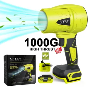 【DealsForYouDays】SEESE  Cordless Leaf Blower Violent TurboFan,BrushlessPure Copper Motor With Battery, Handheld PowerfulDryer for Car,Car Drying after Wash, SnowRemoval