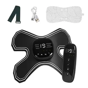 Massage patch Electric Heating Massage Patch for Neck & Lower Back Relief 6 Modes 19 Levels Full Body Relaxation Fitness Sports Work Support