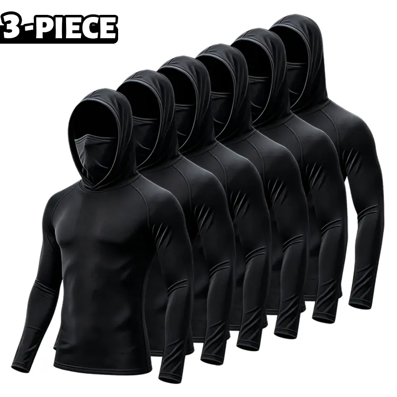 Black-6 Pack 【Compression fit】