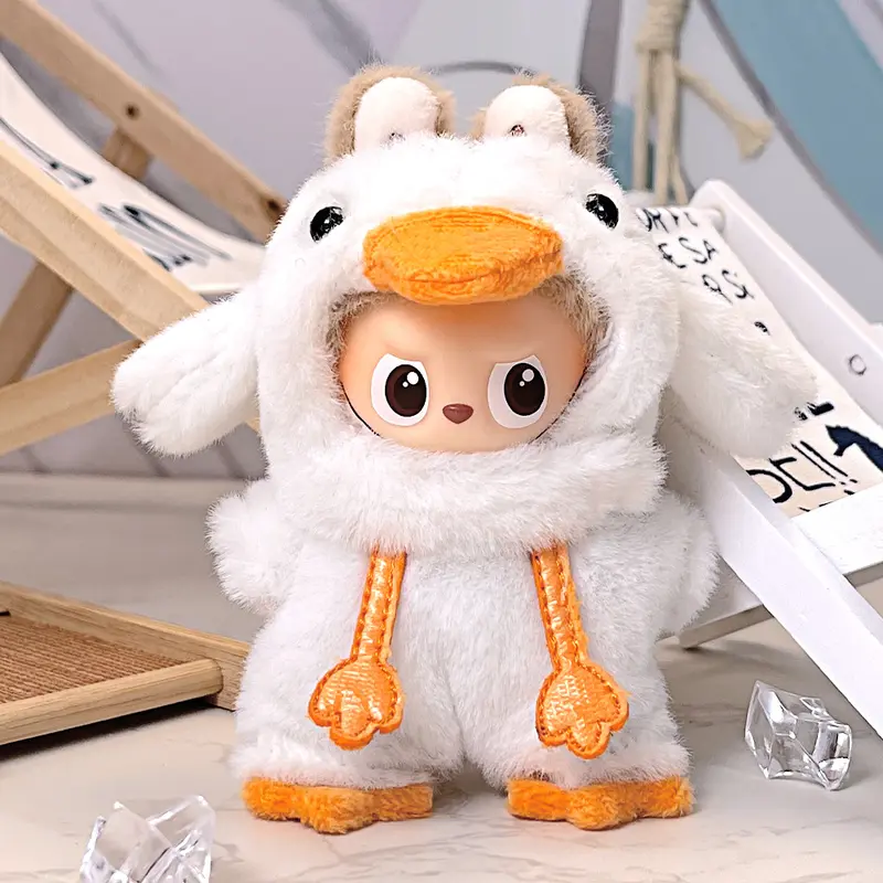 Clothes Set For 4.0 LABUBU, Pin For Love 10cm Doll Outfit, Doll Outfit Festive Accessories (NO DOLL)
