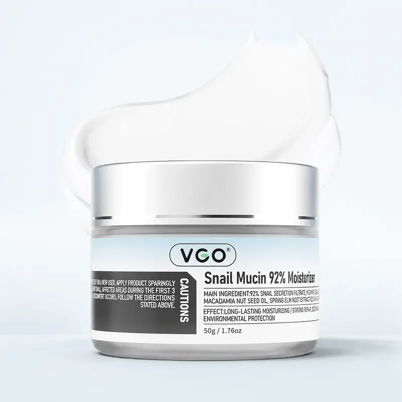 VGO snail mucin skincare  Daily Face Gel Cream for Dry & Sensitive Skin, 50g / 1.76oz Cleanser Moisturizing Skincare Moisture Gentle -B2