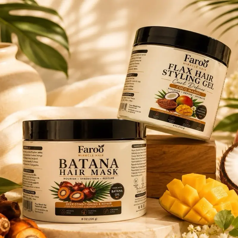Miracle hair batana Mask and styling Gel combo
