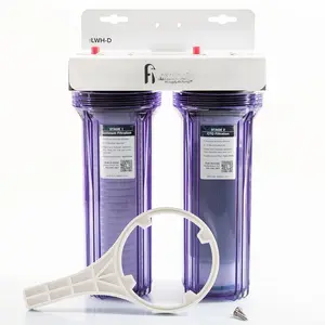 2-Stage Whole House Filter System for City and Well Water (GEN2/V2) Removes Contaminants, Sediment, , Chlorine, VOCs, Odor, Taste, Rust, and  | Commercial Grade |