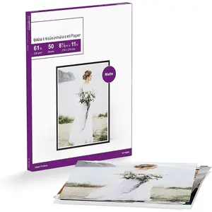 Ultra  Matte Photo Paper 8.5-Inch x 11-Inch 50/Pack, For Office, School &