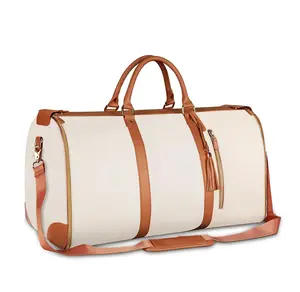 Travel Duffle Bag with Garment & Shoe Compartment, Carry On Weekender Bag for Women & Men, Airline Approved Personal Item, Waterproof Overnight Gym Hospital Bag,Holiday Travel, Christmas & Thanksgiving Gift