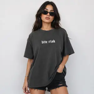 MAPTEES Bite Risk Comfort Colors Shirt, Weirdcore Graphic Tee, Strangecore T-shirt, Funny Sarcastic Quote Outfits, Sarcastic Attitude Clothing