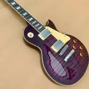 New Gibson Les Paul Standard Electric Guitar Mahogany Body With Tone-O-Matic Bridge In Purple