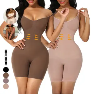 Women's Tummy Control, Butt Lifter Shapewear Bodysuit, Seamless Full Body Compression Faja For Women