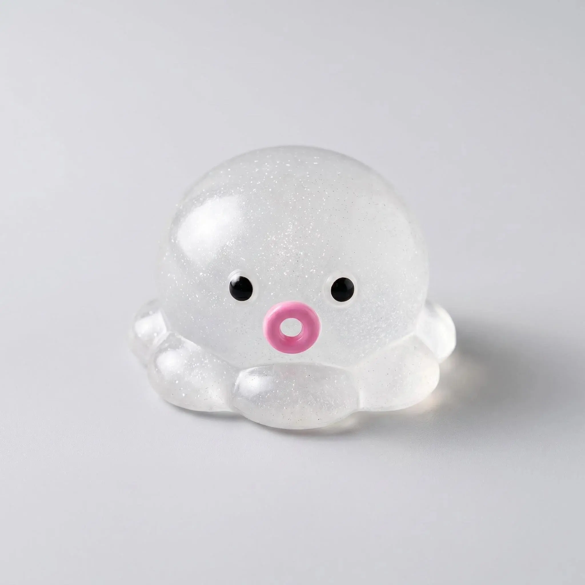 Transparent Octopus Squishy Stress Balls - Ocean Themed Stuff, Oddly Satisfying Soft Sensory Fidget Toy, Stress Relief Gadget, Fine Motor Skills Tool for Neurodivergent Kids & Adults, Sensory Friendly