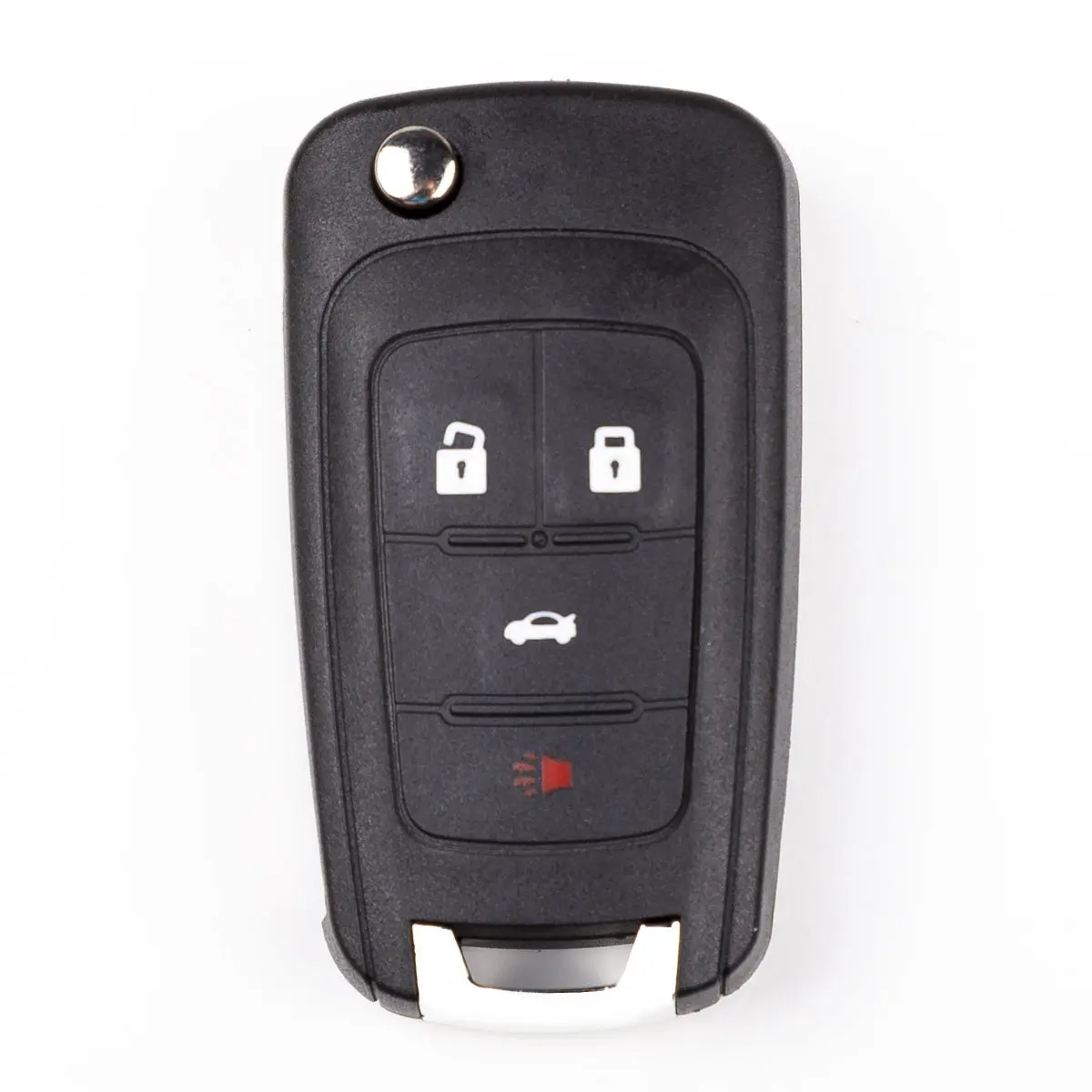 Replacement Flip Key Fob for 2011-2018 Chevrolet Vehicles, 4B PEPS, FCC# OHT05918179, Part# 13500318, 5921872
