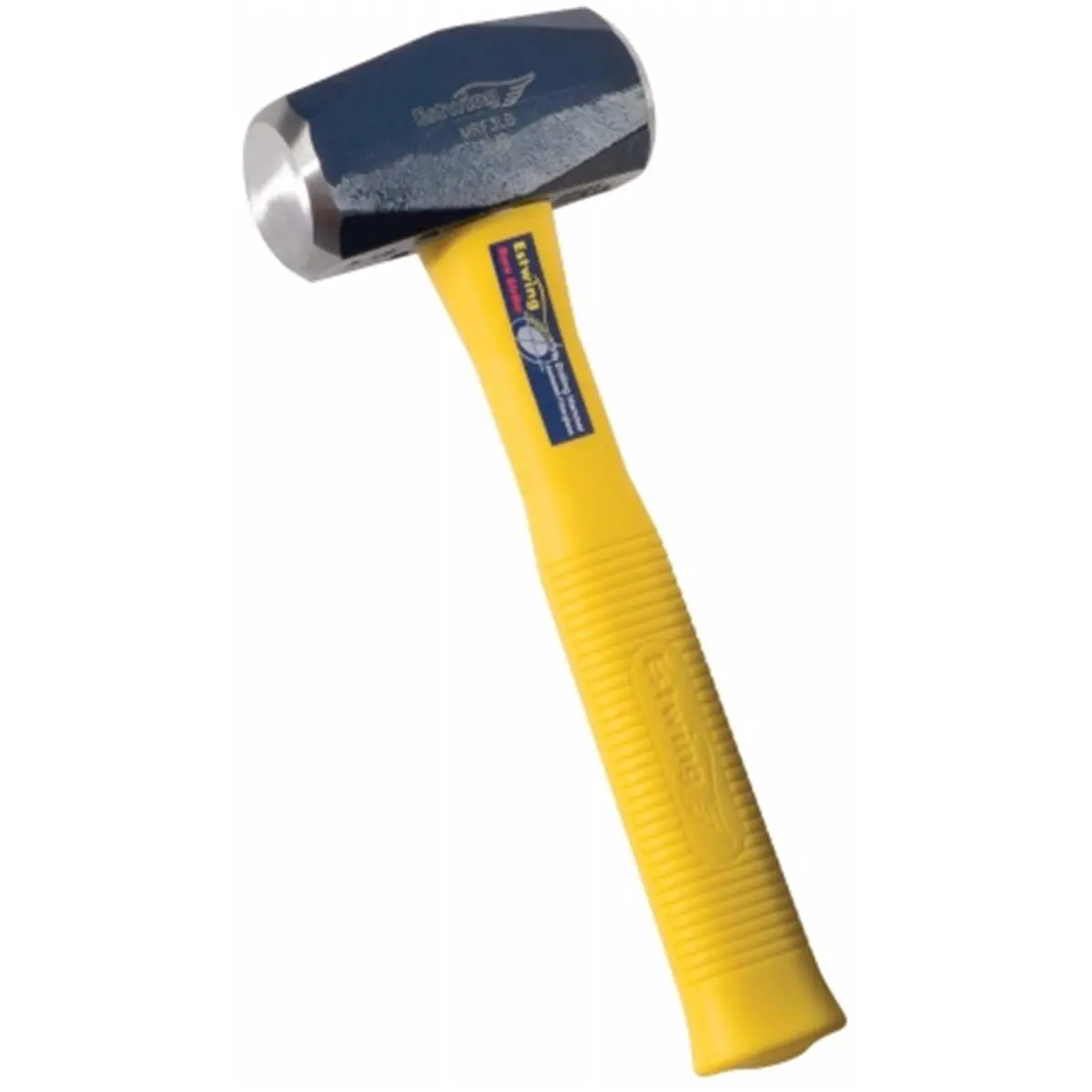 212 MAIN Estwing Mfg Co. 2 Lb Sure Strike Steel-Forged Drilling Hammer, 11in. Fiberglass Handle, Heavy Duty Hand Tools, DIY Tools, Fiberglass Handle Masonry Hammer, Fiberglass Handle Masonry Hammers