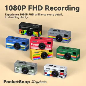 Plinader 0.96inch Screen Mini Camera 1080P Fixed Aperture Reusable Flash Easy to Use
