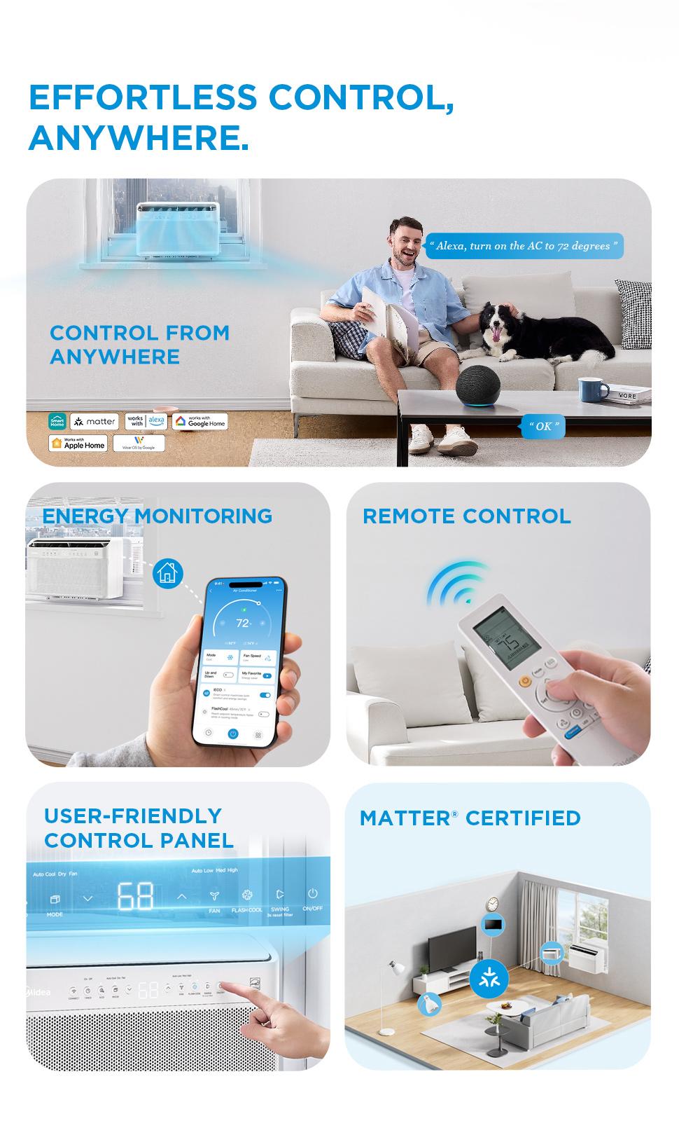 Midea 6K/8K/10K/12K BTU U Shaped Smart Inverter New Window Air Conditioner, 2026 version AC, Cools up to 450 Sq. Ft.,Ultra Quiet with Open Window Flexibility, Works with Alexa/Google Assistant, 35% Energy Savings, Remote Control, New Arrivals Midea 6K/8K/10K/12K BTU U Shaped Smart Inverter New Window Air Conditioner, 2026 version AC, Cools up to 450 Sq. Ft.,Ultra Quiet with Open Window Flexibility, Works with Alexa/Google Assistant, 35% Energy Savings, Remote Control, New Arrivals