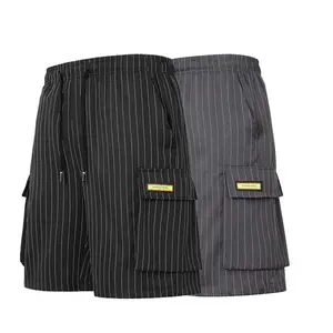 1/2 Pack Summer Sports Casual Fashion Cargo Shorts for Men Fitness Running Quick-Drying Breathable Beach Pants - Menswear, Man Black
