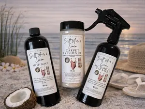 Summer Mega Cleaning Bundle | Mop Soap, All Purpose Spray & Carpet Freshener | Makes Your Whole House Smell Amazing | Non-Toxic Cleaners