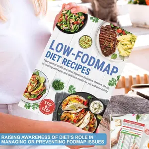 Set 3 Low FODMAP Charts & Food Lists & Recipes Set for IBS Relief, Bloating, and Constipation - Comprehensive Guide for Beginners on Low FODMAP Diet Digestive Disorders Meal Plan