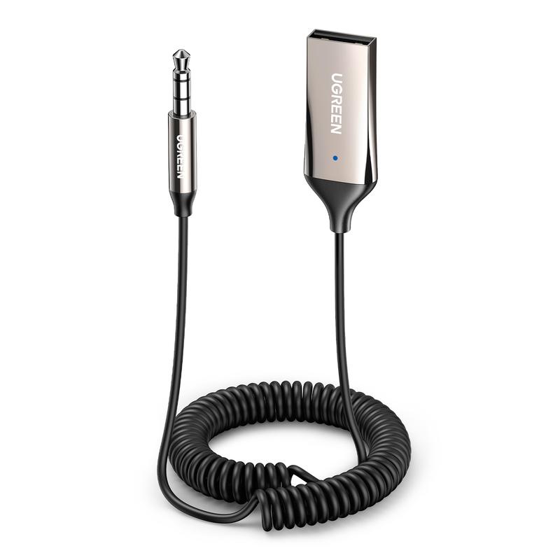 UGREEN Aux to Bluetooth 6.0 Adapter Wireless Receiver for Car Hands-Free with Built-in Microphone AUX 3.5mm Stereo Audio - Dealsforyourdays Auxiliary Cord Grey,TikTokShopBlackFriday,TikTokShopCyberMonday，TikTokShopHolidayHaul