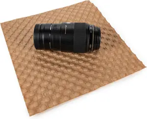 IDL Packaging 12" x 12" Paper Bubble Sheets - Earth-Friendly Alternative to Plastic Bubbles - 250 Sheets/Box, 3/8" Bubble Size - Packing Cushioning Material for Moving, Shipping, and Storing