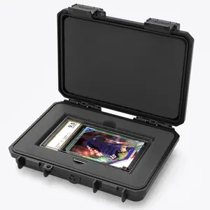 1pc One-Slot Waterproof Trading Cards Graded Card Storage Box Holder For PSA CGC BGS Slabs - Anti-collision Holds About 1-3pcs Graded Cards, For TCG PTCG Sports Slab Case Card Box Cool Gift for Card Collectors (Not include cards)