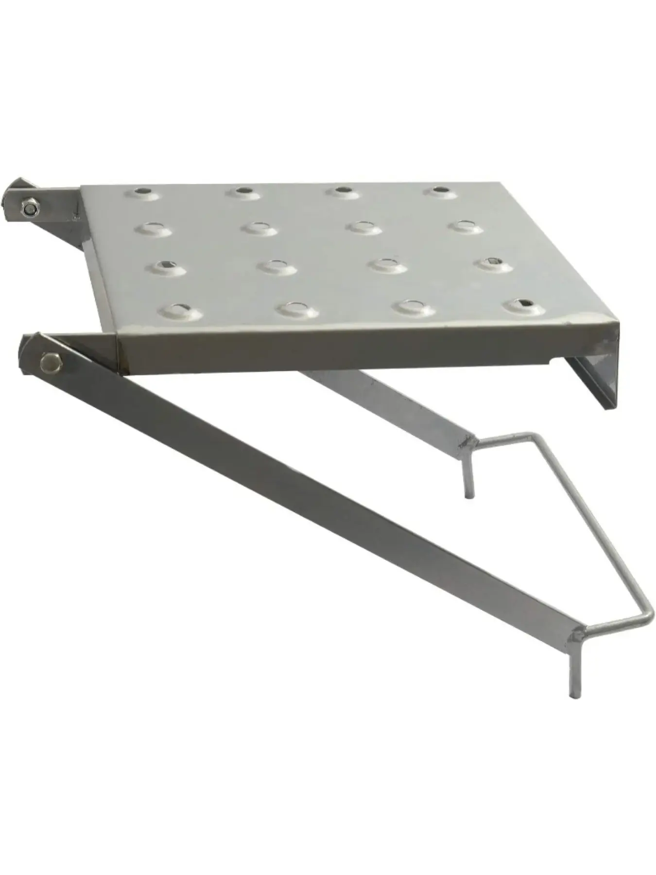 Heavy Duty Ladder Platform Accessory, Stable Ladder Work Stand System Attachment, Non-Slip Wide Step Platform Holds Up to 400 Pounds, Durable Safety Support for Construction, Painting, Home Renovation, and Elevated Work Tasks