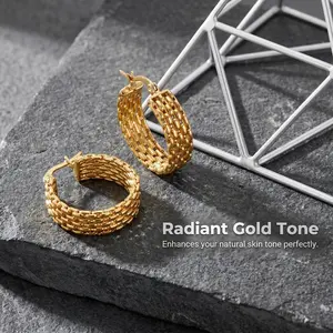 Unique U-Shaped Hoop Earrings | Everyday Versatile Style Chic U-Form Earrings, Trendy & Easy to Match Fashion U-Hoop Earrings for Any Outfit accessories women