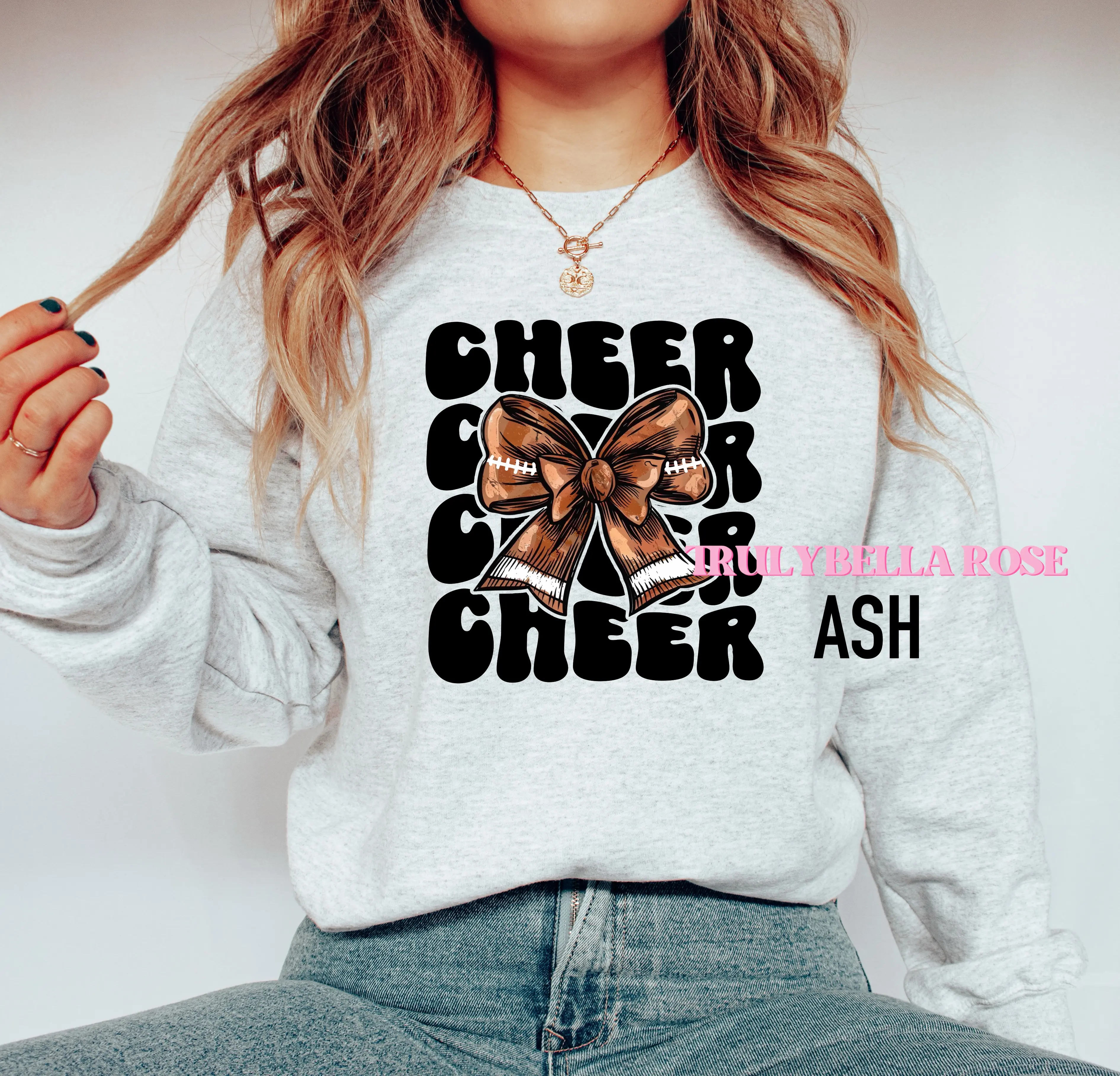 Stacked cheer  sweatshirt