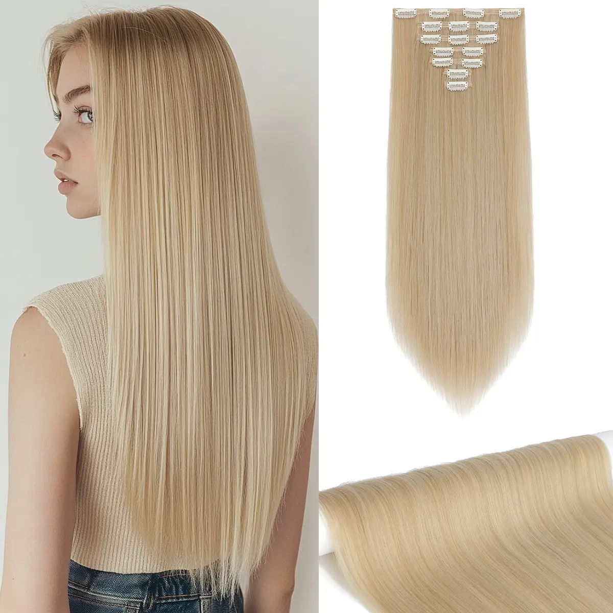 Light Blonde Mix Bleach Blonde