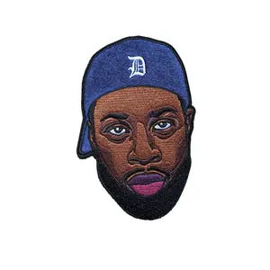 J-Dilla Chenille Patch 6 Inch Iron on & Sew On Collectible Emblem for Fashion Statement and Tribute to Hip-Hop Producer