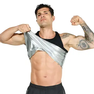 JEVPE Men's Compression Shirt Slimming Body Shaper Vest Workout Tank Tops Abs Abdomen Undershirts for Gym Outfits & Athletic Techwear