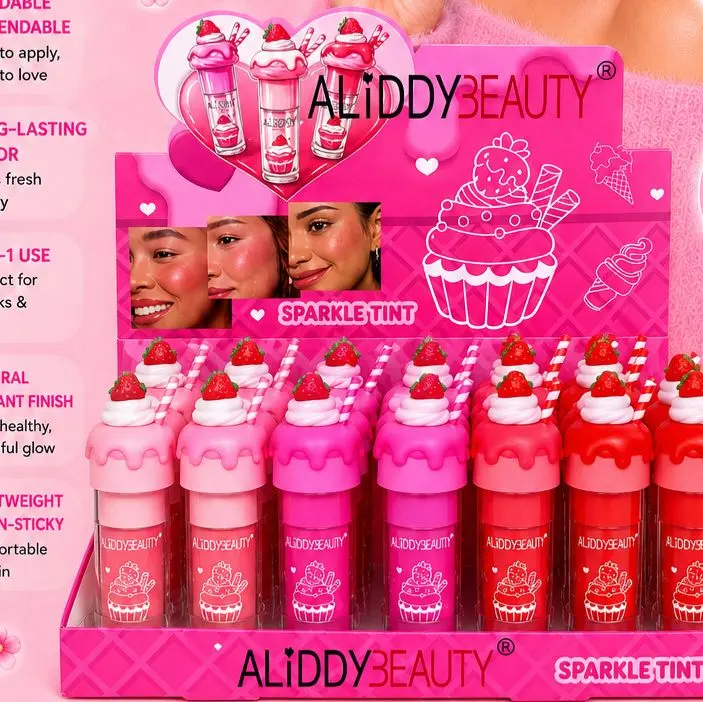 Lip Gloss and Blush Set - Multi-Use Makeup Kit for Daily Wear (for Women)
