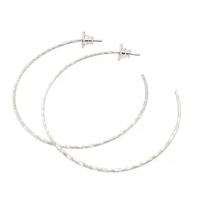 Samba Hoops Silver 2.5 Inches with Two Handles