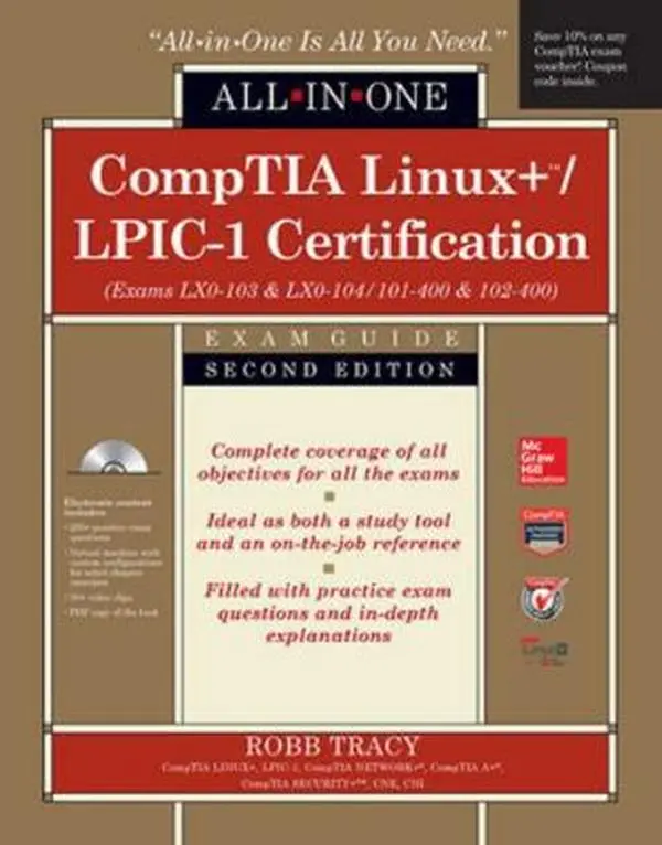 USED Book - Comptia Linux+/Lpic-1 Certification All-In-One Exam Guide (Exams Lx0-103 & Lx0-104/101-400 & 102-400) by Tracy, Robb H. (Unknown) - english