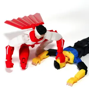 3D Printed Superheroes Invincible Omni-Man Anime Multi-Jointed Shapeshift Toys Action Figures Mannequin Model Ornaments Gifts